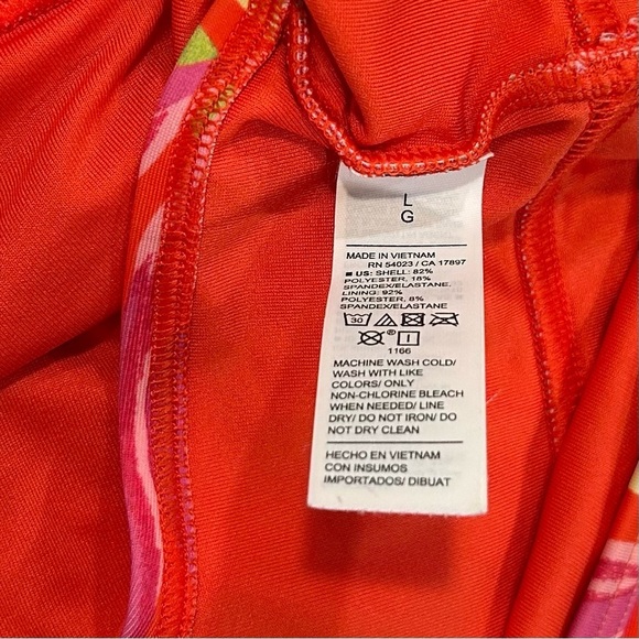 Old Navy Tropical High Waisted Bikini Bottom SwimSuit Large - Picture 5 of 6